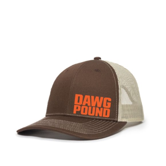 Cleveland DAWG POUND (Cleveland Colors) Premium Snapback Hat - Picture 2 of 3